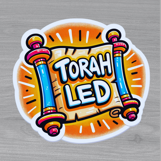 Torah Led Sticker - Scribbles & Scriptures