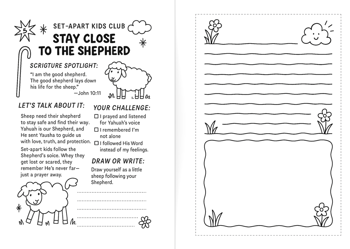 PRE ORDER - Set-Apart Kids Club Devotional - Scribbles & Scriptures