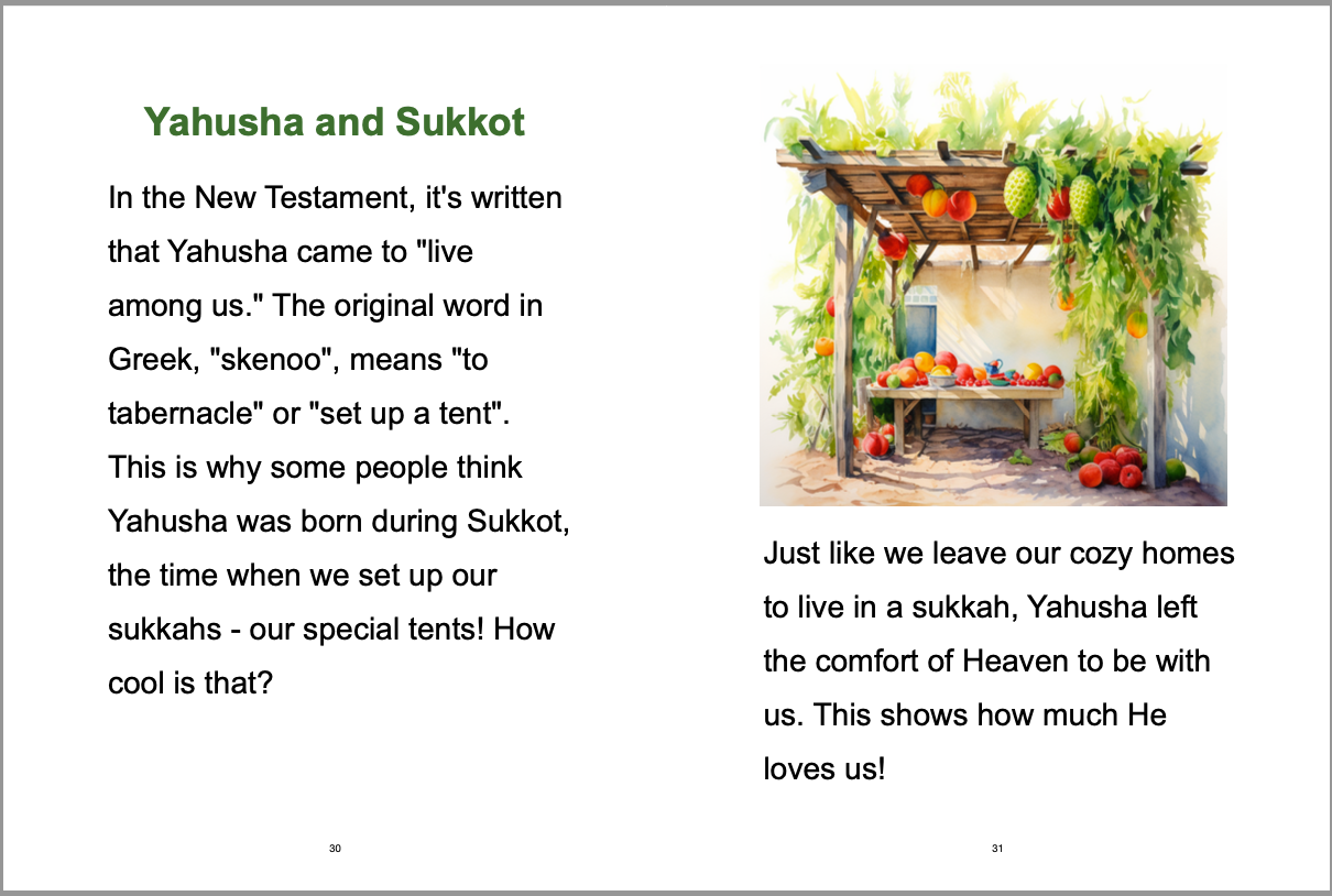 A Tale of Sukkot - Scribbles & Scriptures