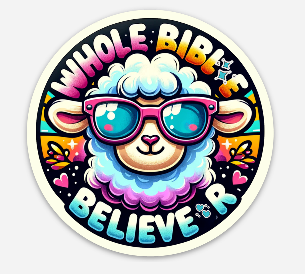 WBB Round Sticker - Scribbles & Scriptures