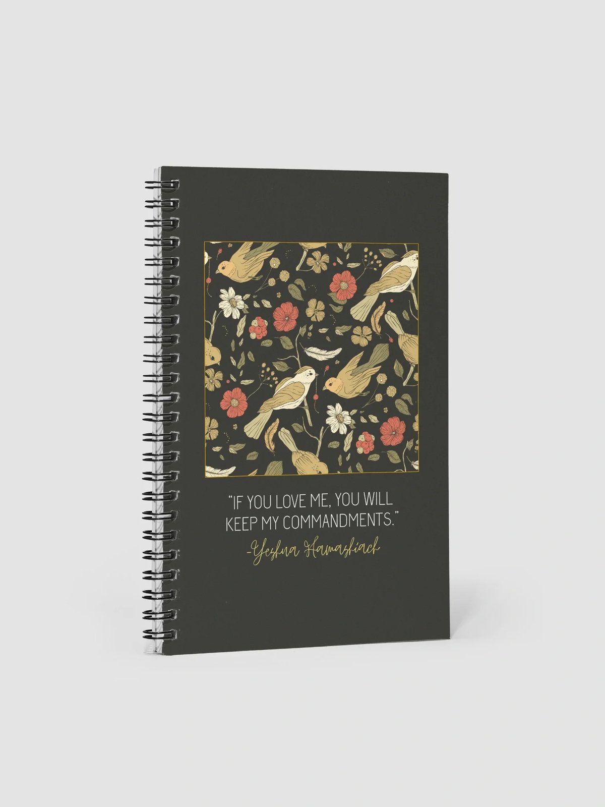 Yeshua's Commandments Spiral Notebook - brBSe29XAvI