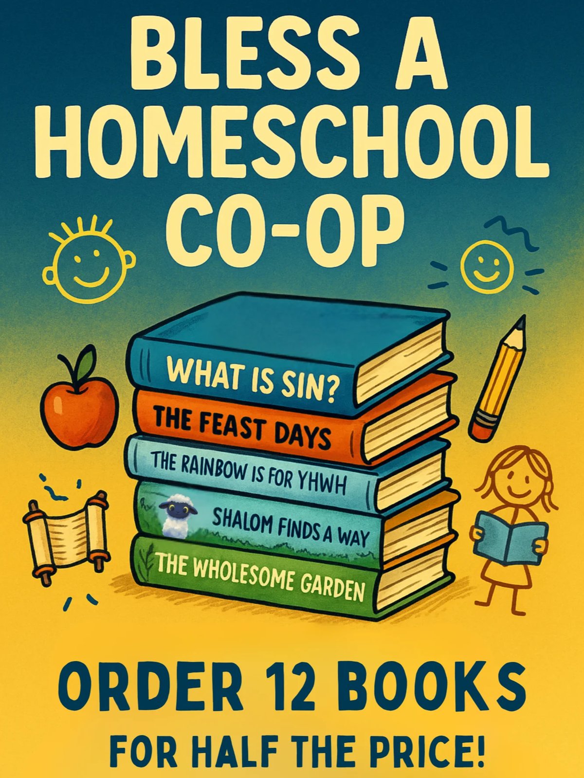 Bless a Homeschool Co-Op - 12 Books - 79m-gQ