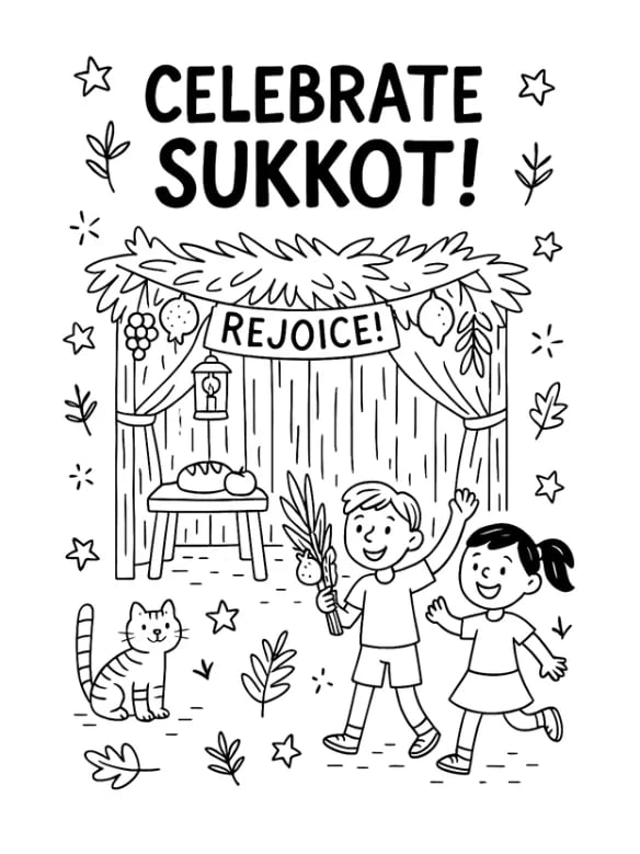 Sukkot Activity Bundle (Printable) - 4M7QfQ