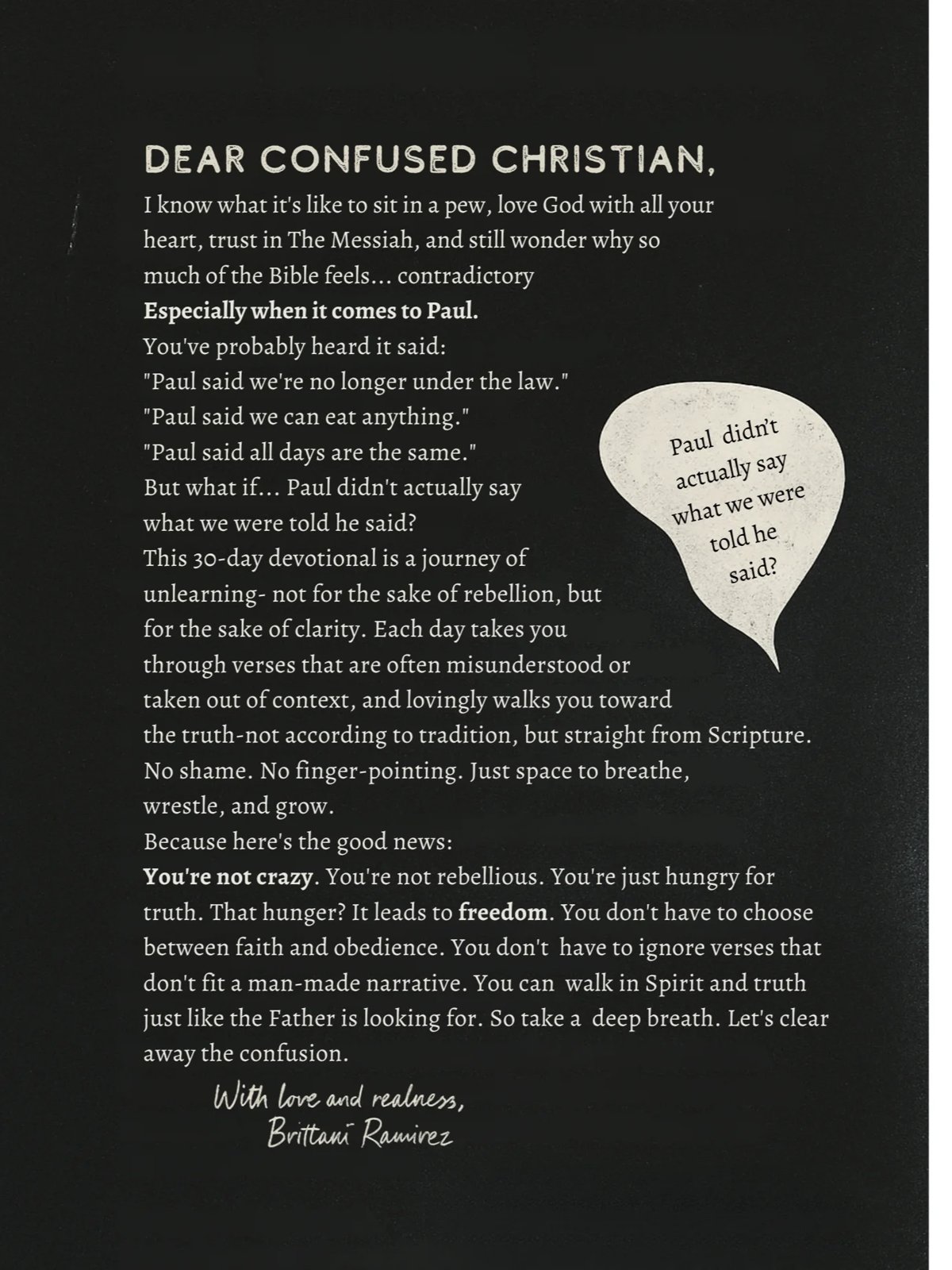 But Paul Said (30 Day Devotional) - FpuWRw