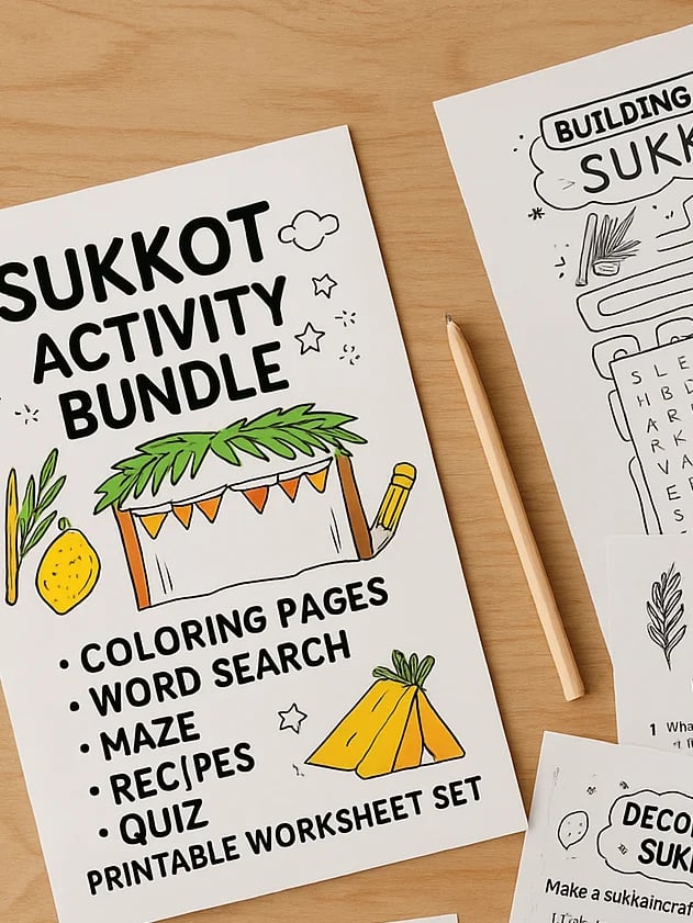 Sukkot Activity Bundle (Printable) - WJIdkQ