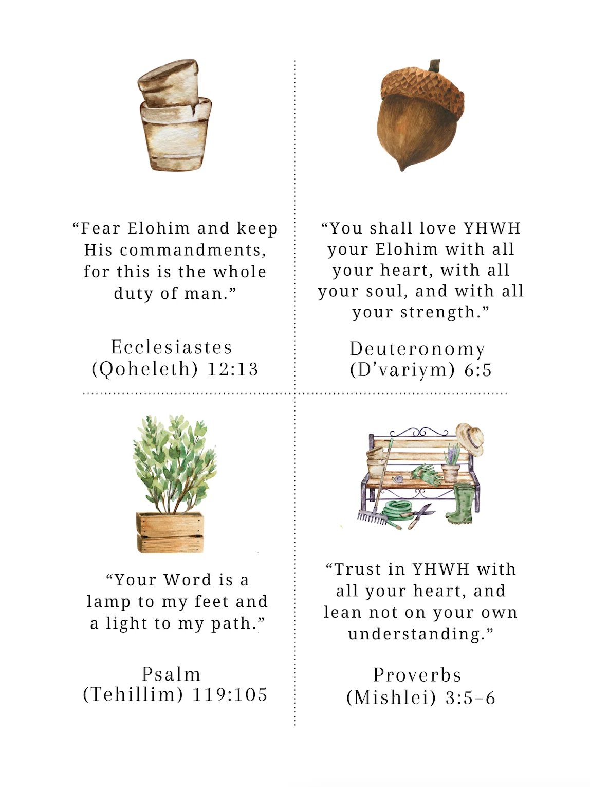 Kids Memory Verse Cards – Printable Set (28 Cards) - agh94A