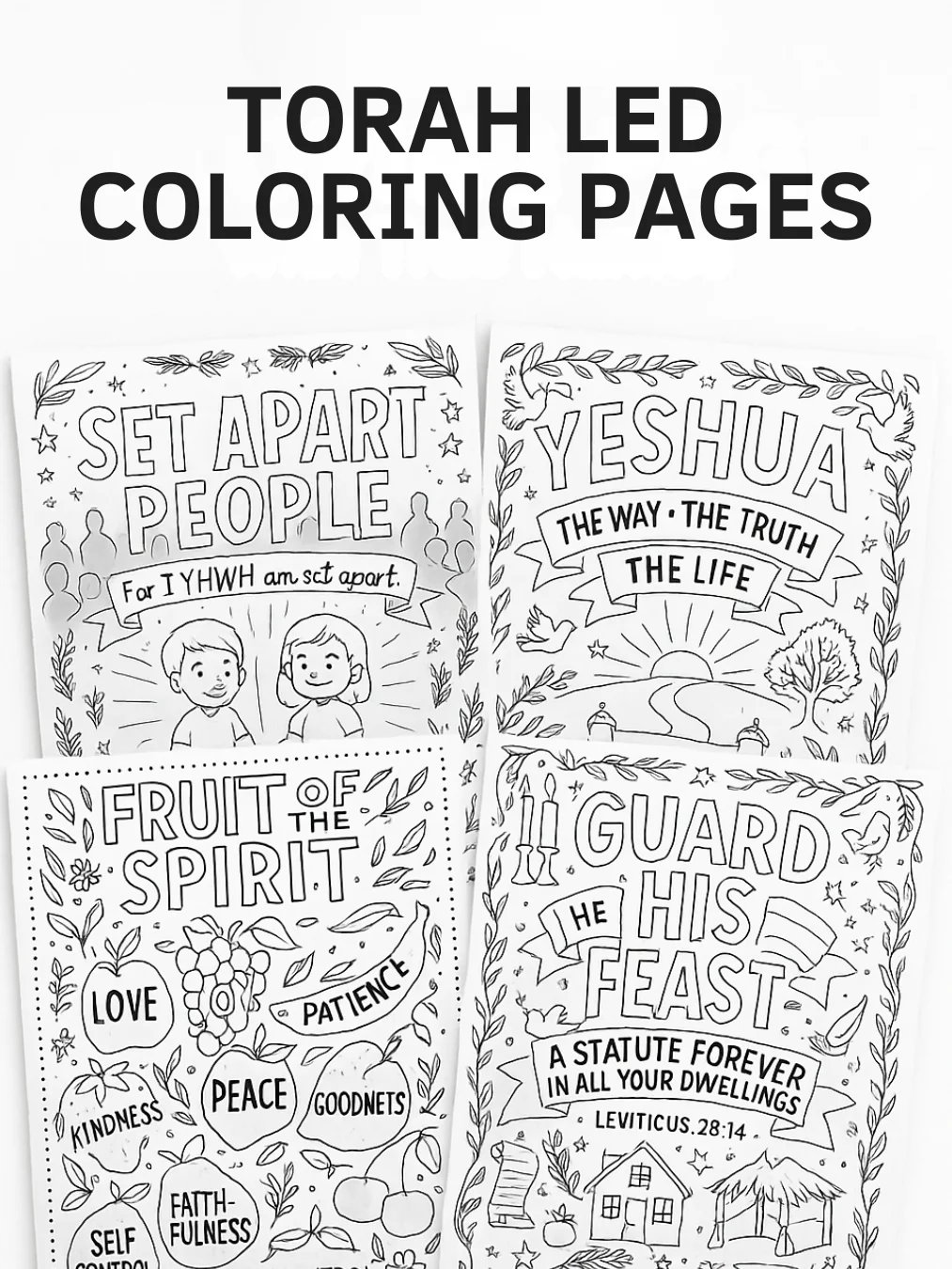 Messianic Scripture Coloring Pages - Zh_Buw