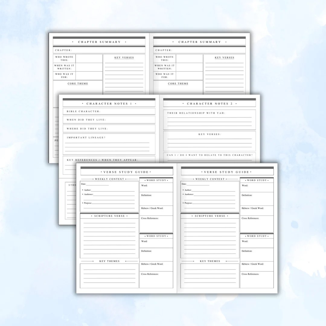 Natsarim Study Journal - L3cI4Q