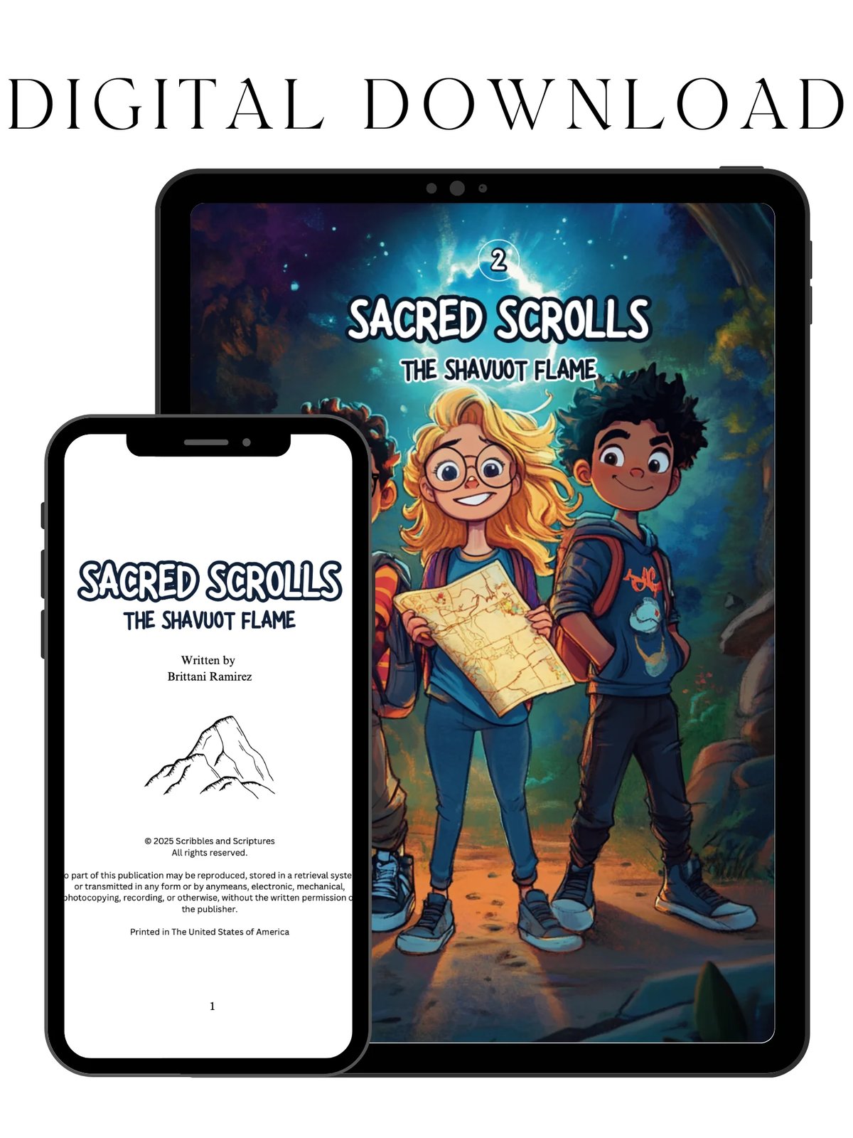The Sacred Scrolls: Shavuot Flame (Digital) - KRho8g