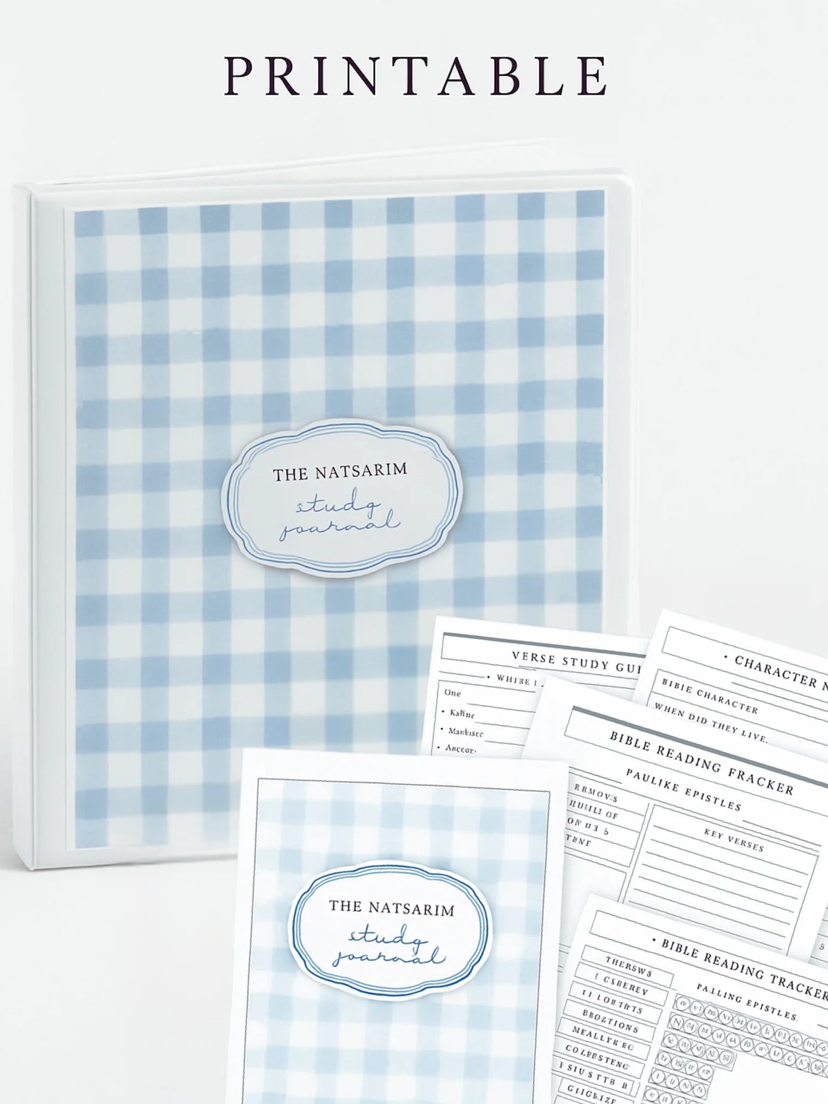 Natsarim Study Journal – Condensed Printable - W53EAg