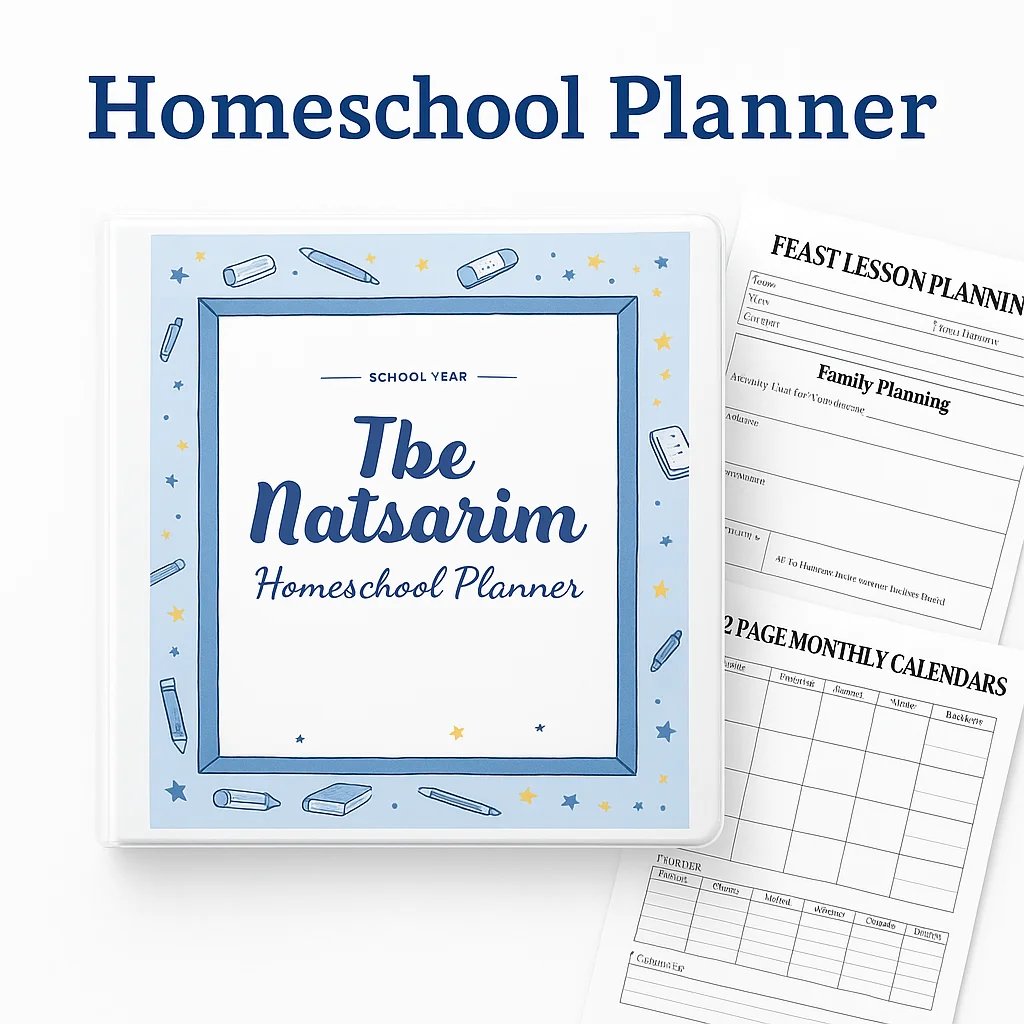 Natsarim Homeschool Planner Printable - bXb-Zg