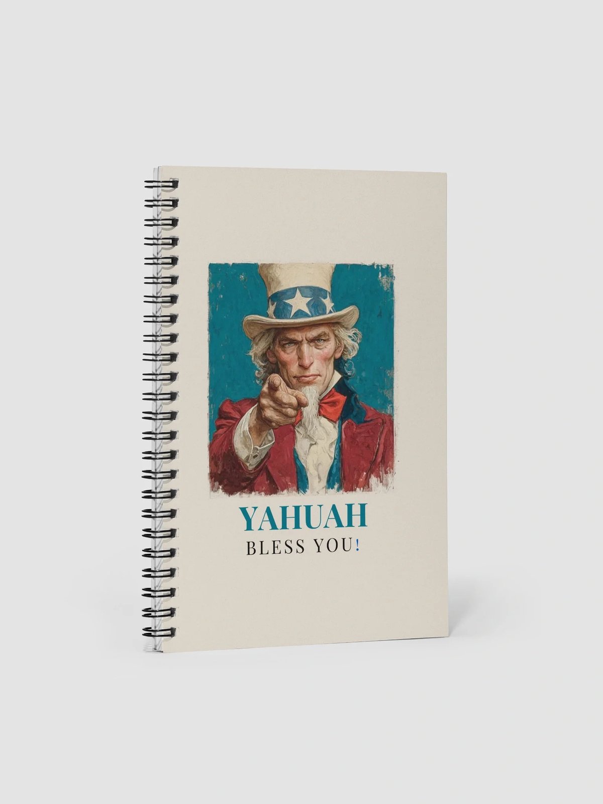 YAHUAH BLESS YOU! Spiral Notebook - 5PJi1ifg02E