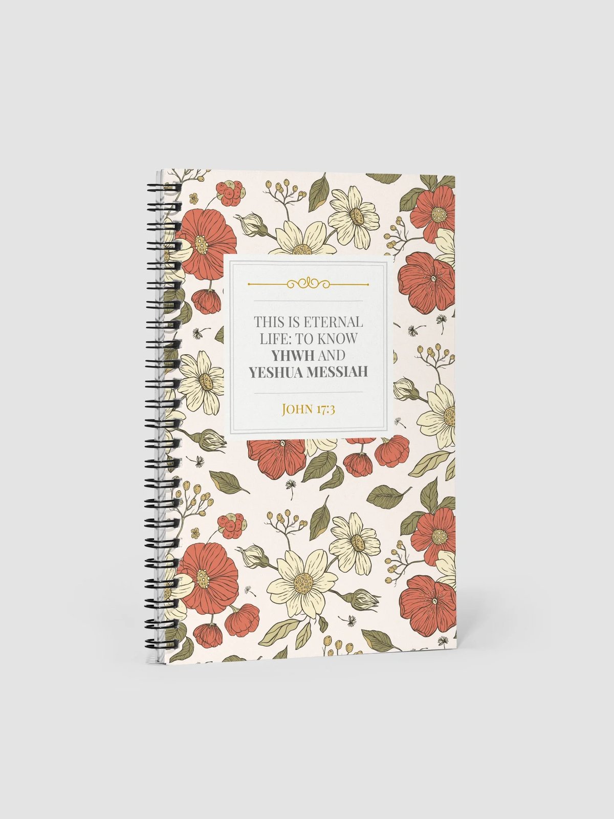 Eternal Life Floral Notebook - o5SZygWPB48