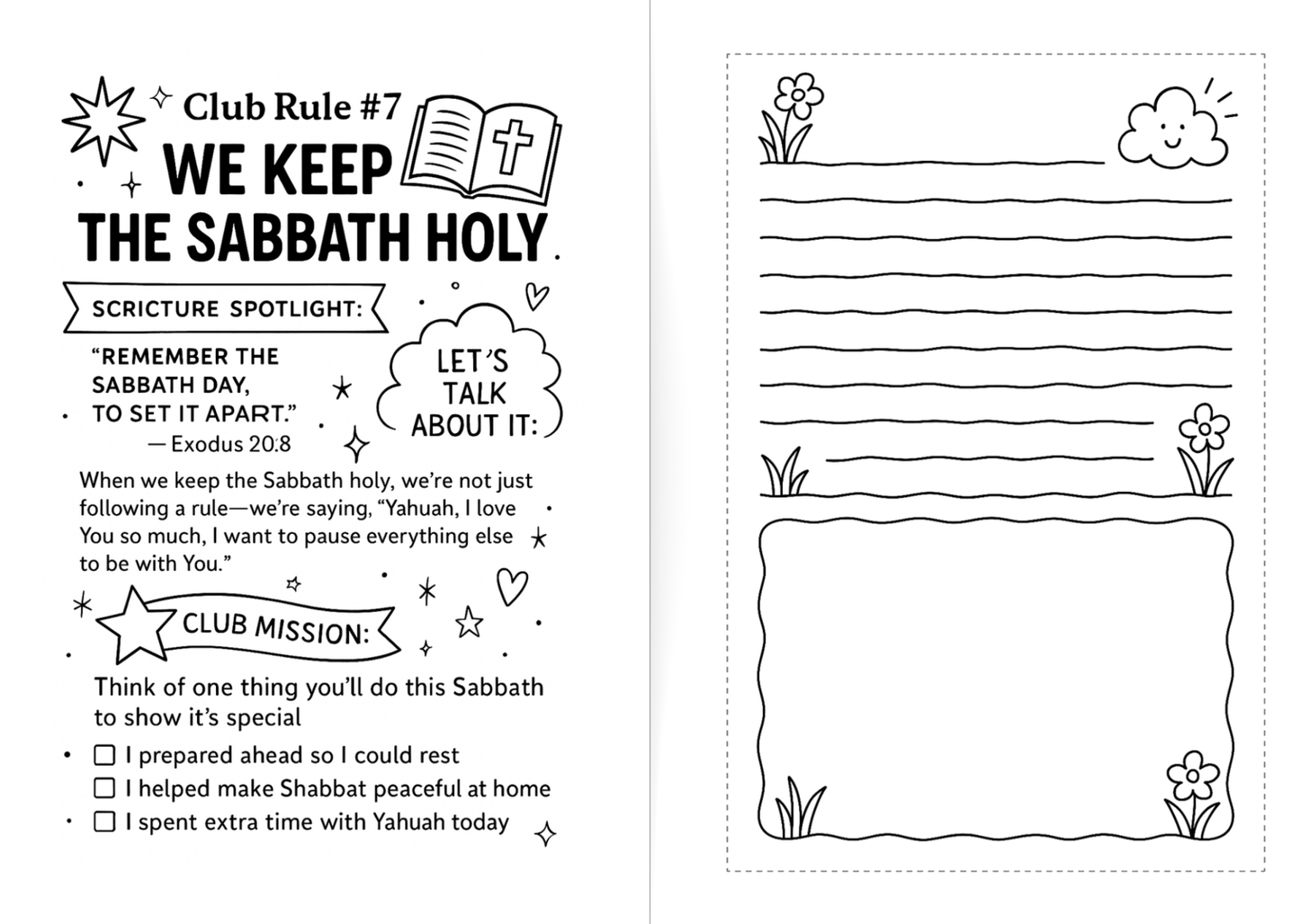 PRE ORDER - Set-Apart Kids Club Devotional - Scribbles & Scriptures