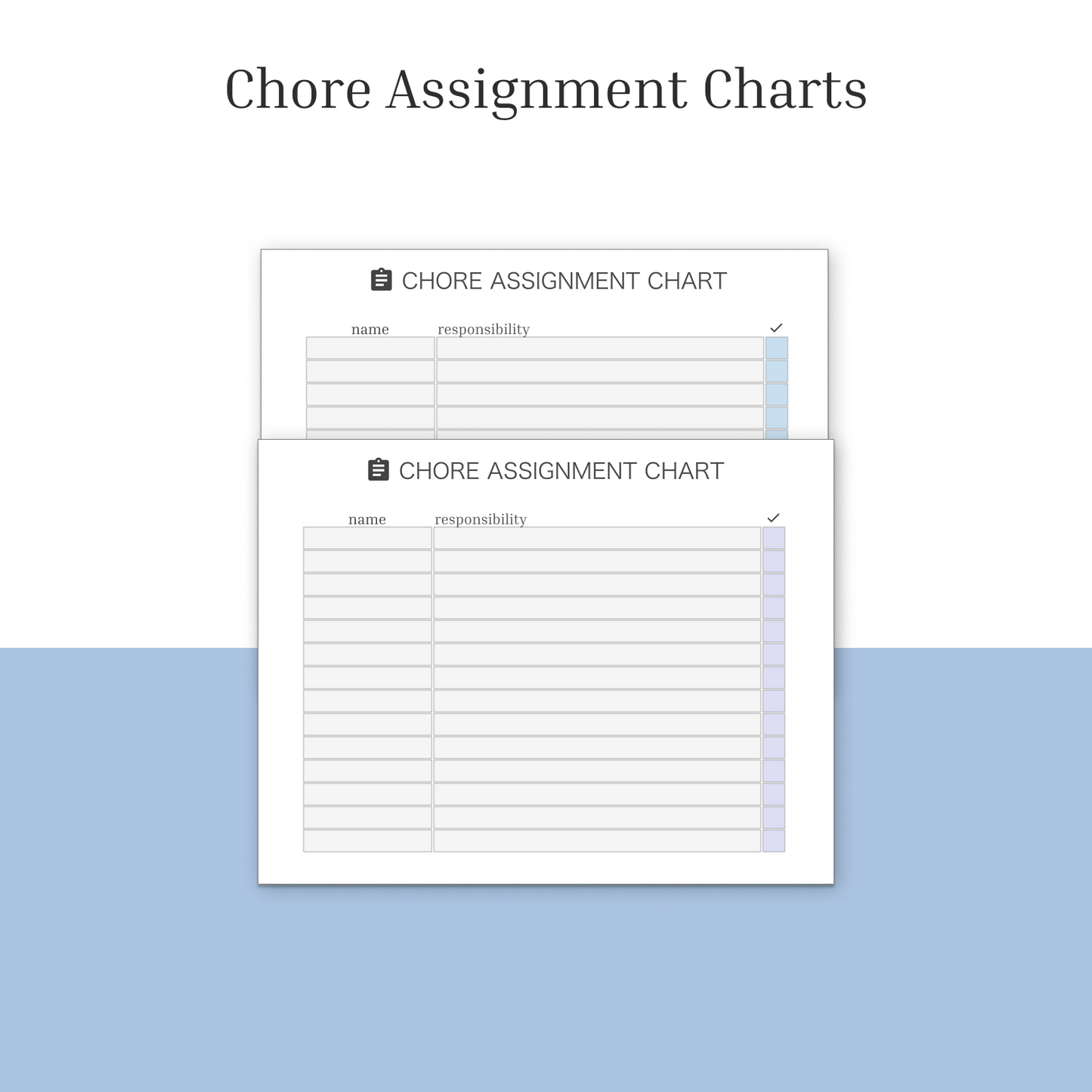 Printable Chore Chart Bundle - Scribbles & Scriptures