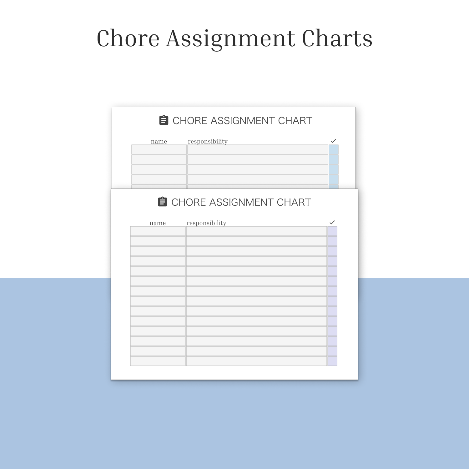 Printable Chore Chart Bundle - Scribbles & Scriptures