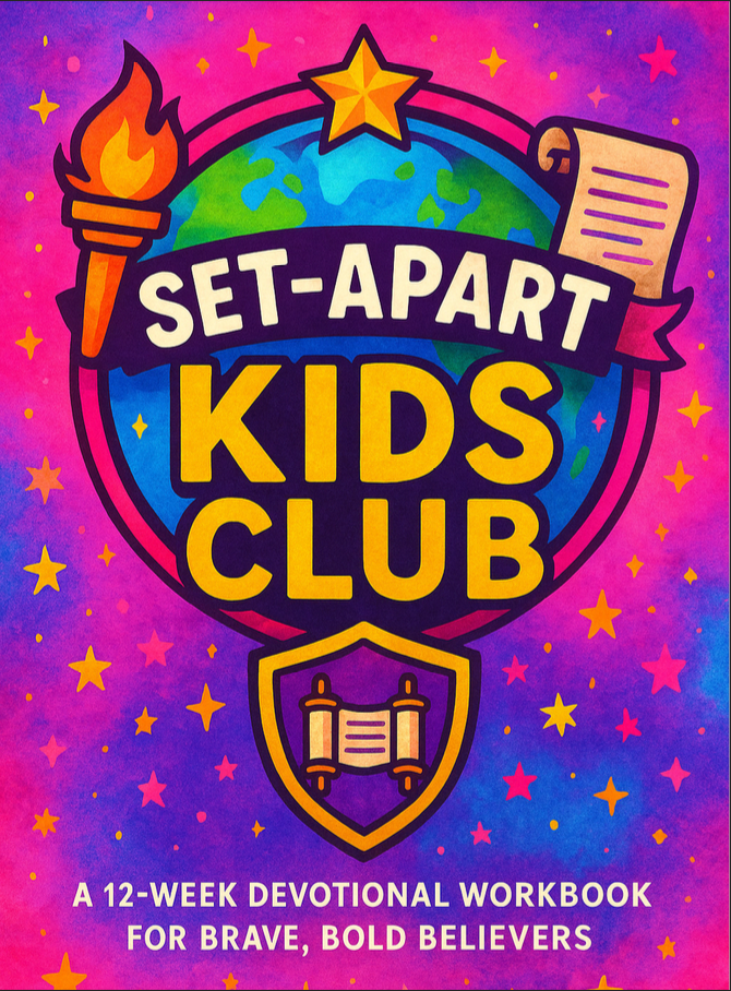 PRE ORDER - Set-Apart Kids Club Devotional - Scribbles & Scriptures