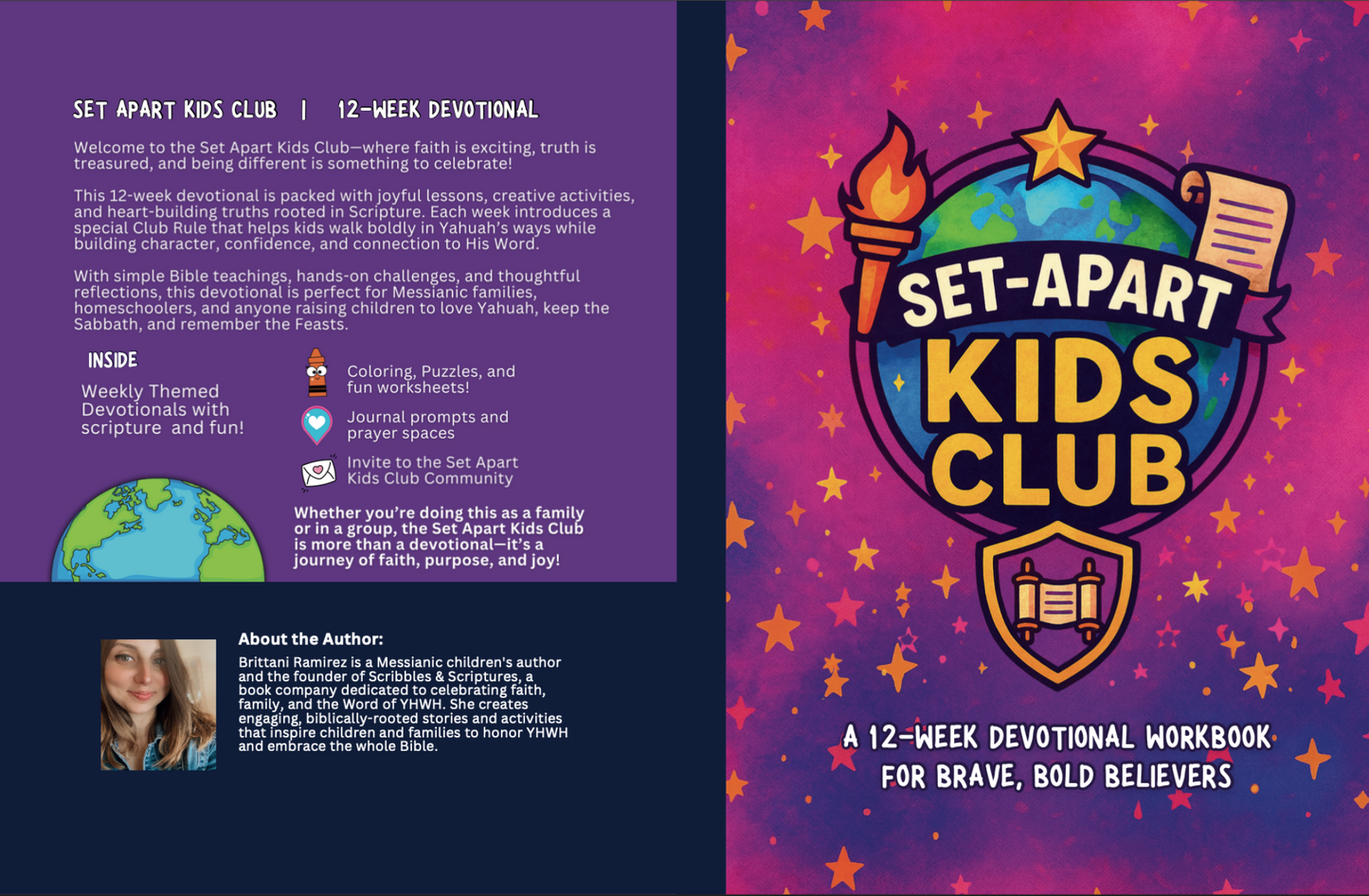 PRE ORDER - Set-Apart Kids Club Devotional - Scribbles & Scriptures